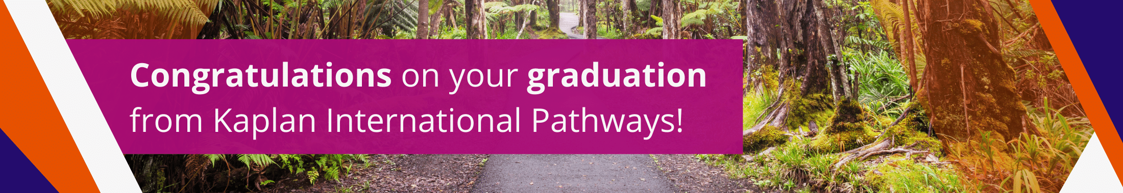 Congratulations on your graduation from Kaplan International Pathways!